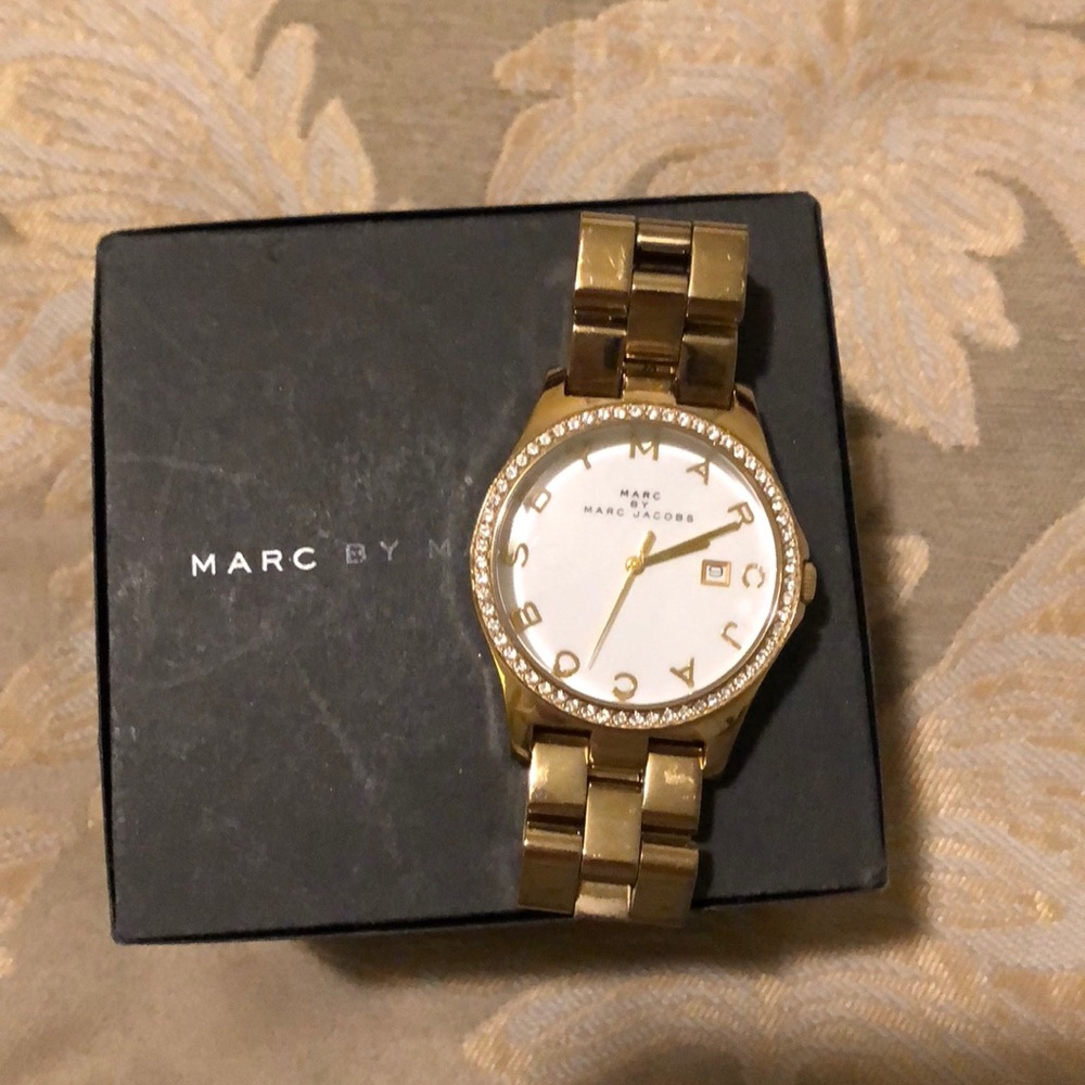 Marc by Marc Jacobs gold watch